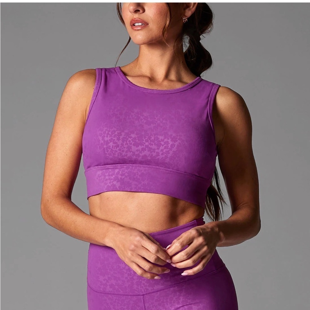 TAVI - High Waisted Tight  - Violet Floral (Pink) - NWT
